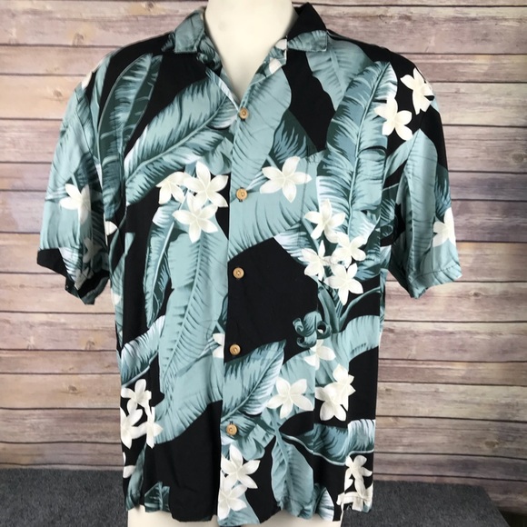 Other - Paradise Found Hawaiian Button Up Shirt Large